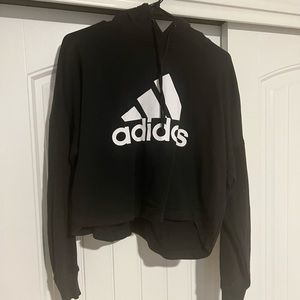 Adidas Large Womens Crop Hoodie